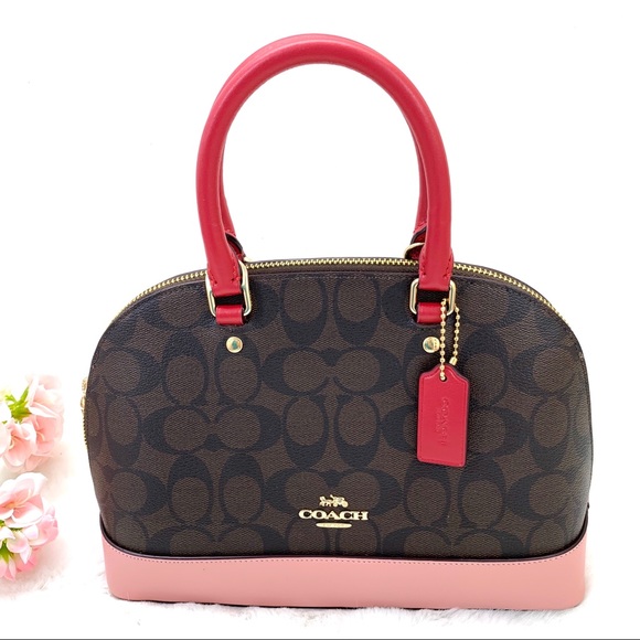 Coach Handbags - Coach Mini Sierra Signature Satchel